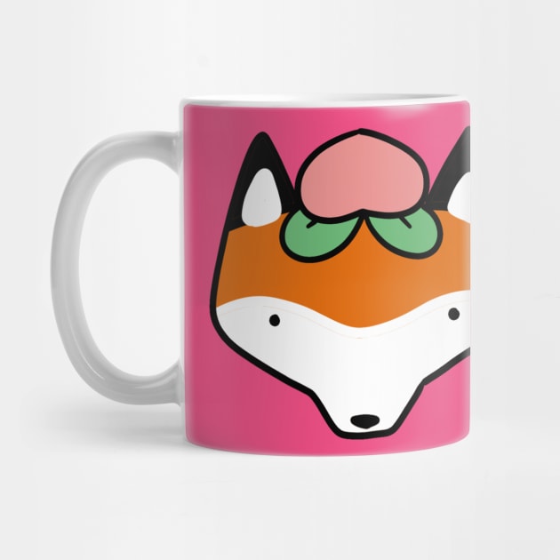 Peach Fox Face by saradaboru